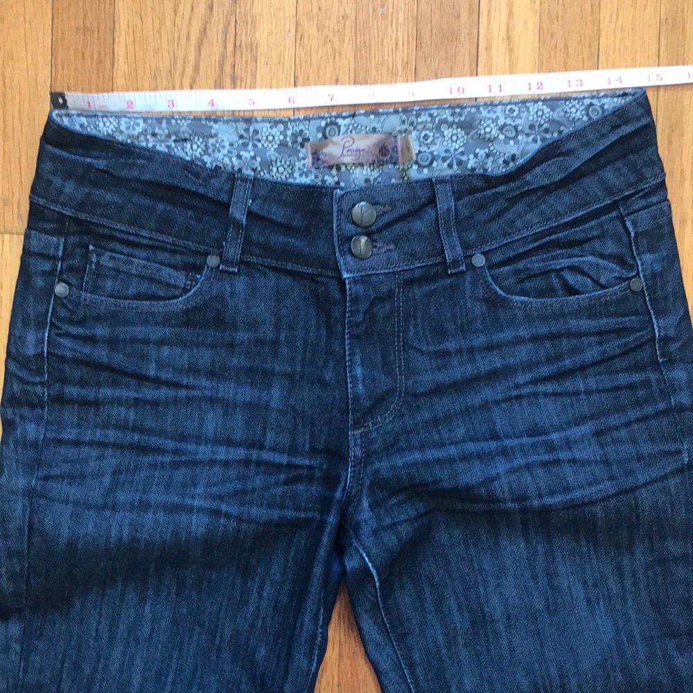 Vintage Paige Hidden Hills straight leg jean size 27 / 4 - Picture 13 of 15